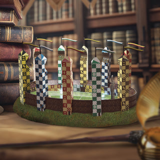 Department 56 Harry Potter Village: The Quidditch Pitch sparkle-castle