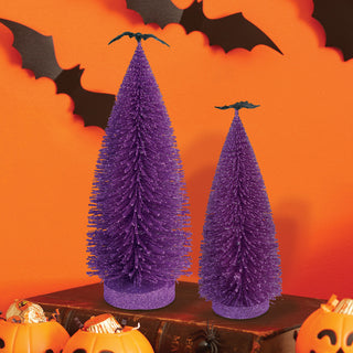 Department 56 Cross Product Halloween Village Accessory: Gone Batty Trees, Set of 2 sparkle-castle