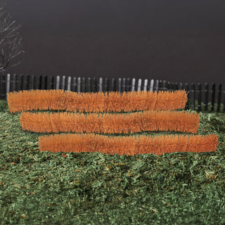 Department 56 Cross Product Halloween Village Accessory: Flexible Sisal Hedge Rust , Set of 3 sparkle-castle