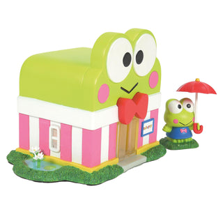 Department 56 Hello Kitty Village: Keroppi's Market, Set of 2 sparkle-castle