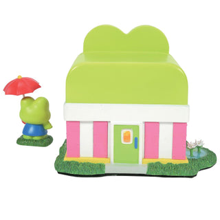 Department 56 Hello Kitty Village: Keroppi's Market, Set of 2 sparkle-castle