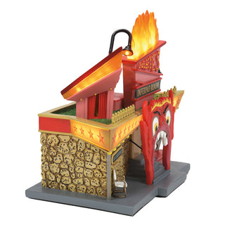 Department 56 Beetlejuice Village: Dante's Inferno Lounge sparkle-castle