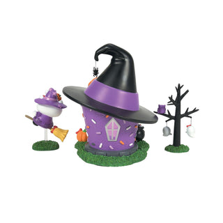 Department 56 Hello Kitty Village: Hello Kitty's Witch Tower, Set of 2 sparkle-castle