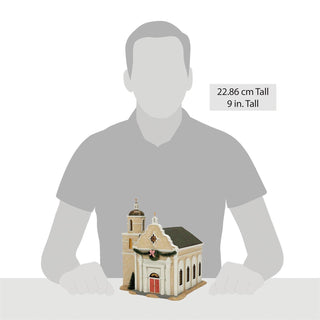 Department 56 Christmas Canyon Village: Refreshing Springs Church sparkle-castle