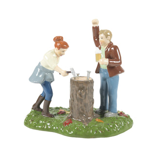 Department 56 Snow Village Harvest Accessory: Hammers & Steins, Set of 2 sparkle-castle