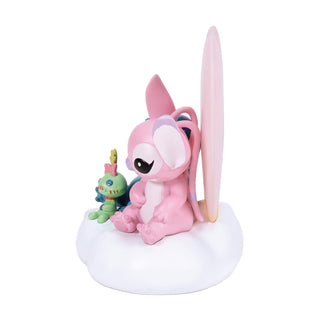 Disney Showcase: Stitch & Angel With Lit Heart Figurine sparkle-castle