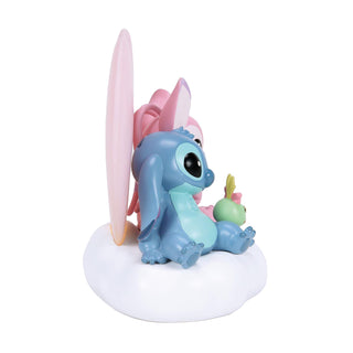 Disney Showcase: Stitch & Angel With Lit Heart Figurine sparkle-castle
