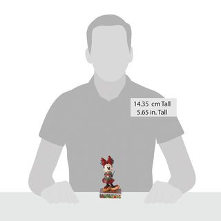 Jim Shore Disney Traditions: Minnie In Christmas Sweater Figurine sparkle-castle