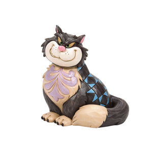 Jim Shore Disney Traditions: Lucifer The Cat Mini Figurine sparkle-castle