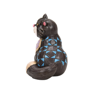 Jim Shore Disney Traditions: Lucifer The Cat Mini Figurine sparkle-castle
