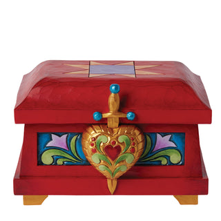 Jim Shore Disney Traditions: Evil Queen's Trinket Box sparkle-castle