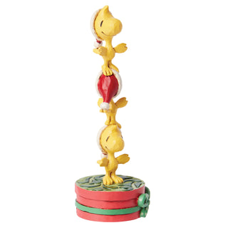 Jim Shore Peanuts: Stacked Woodstocks Mini Figurine sparkle-castle