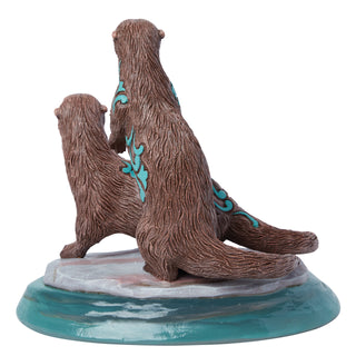 Jim Shore Animal Planet: River Otter Figurine sparkle-castle