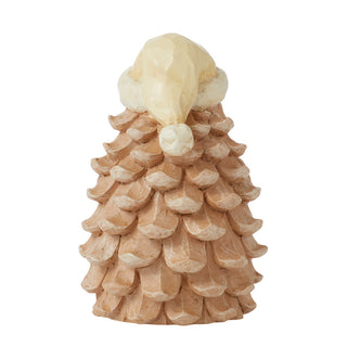 Jim Shore Heartwood Creek: White Woodland Pinecone Hedgehog Figurine sparkle-castle
