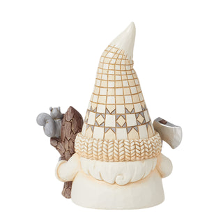 Jim Shore Heartwood Creek: White Woodland Lumberjack Gnome Figurine - SIGNED sparkle-castle
