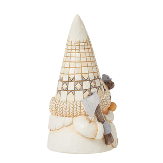 Jim Shore Heartwood Creek: White Woodland Lumberjack Gnome Figurine - SIGNED sparkle-castle