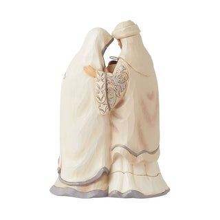 Jim Shore Heartwood Creek: White Woodland Nativity Family Figurine - SIGNED sparkle-castle