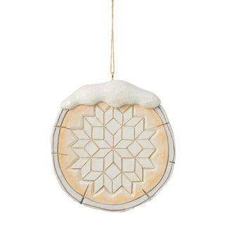 Jim Shore Heartwood Creek: White Woodland Birch Bark Fawn Hanging Ornament sparkle-castle