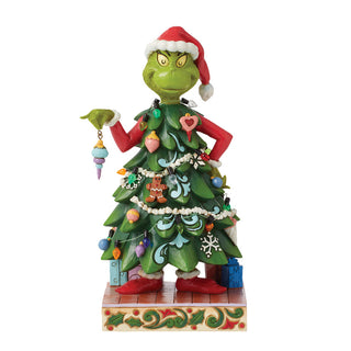 Jim Shore The Grinch: Grinch Dressed As Christmas Tree Figurine - SIGNED sparkle-castle