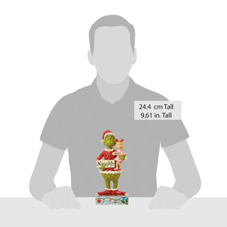 Jim Shore The Grinch: Grinch And Cindy Lou Holding Naughty/Nice Signs Figurine - SIGNED sparkle-castle