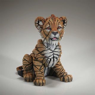 Edge Sculpture: Lion Cub Figurine