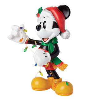 Disney Showcase: Christmas Mickey Mouse Big Figurine sparkle-castle