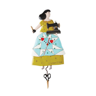 Allen Designs: It's Sew Time Clock sparkle-castle