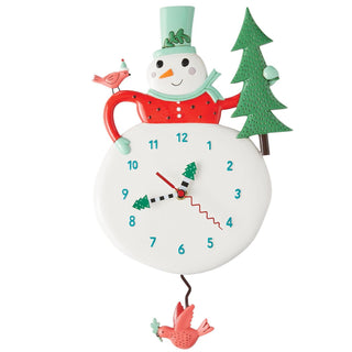Allen Designs: Snowy Joy Clock sparkle-castle