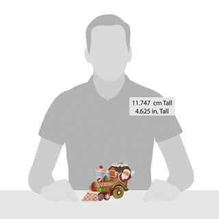 Jim Shore Heartwood Creek: Gingerbread Christmas Train Engine Figurine sparkle-castle