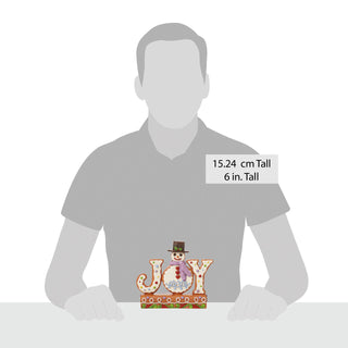 Jim Shore Heartwood Creek: Gingerbread Christmas Joy Sign Figurine sparkle-castle