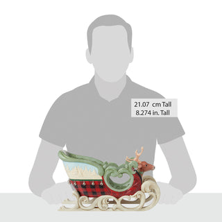 Jim Shore Heartwood Creek: Highland Glen Large Sleigh Figurine - SIGNED sparkle-castle