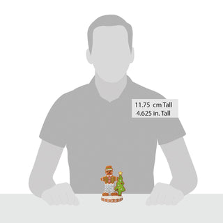 Jim Shore Heartwood Creek: Gingerbread Christmas Boy With Tree Figurine sparkle-castle