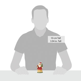 Jim Shore Heartwood Creek: Santa In Puffy Coat Mini Figurine sparkle-castle