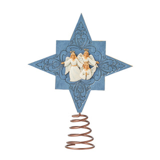 Jim Shore Heartwood Creek: Holiday Manor Nativity Star Tree Topper - SIGNED sparkle-castle