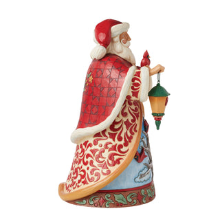 Jim Shore Heartwood Creek: 2nd Annual Collector's Edition Santa With Cardinal Scene Figurine - SIGNED sparkle-castle