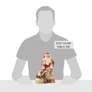 Jim Shore Heartwood Creek: Santa With Pet Cats & Dogs Figurine sparkle-castle