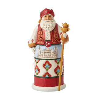 Jim Shore Heartwood Creek: Turkish Santa Figurine sparkle-castle