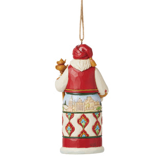 Jim Shore Heartwood Creek: Turkish Santa Hanging Ornament sparkle-castle