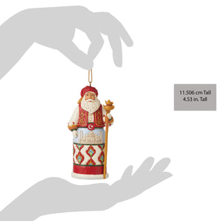 Jim Shore Heartwood Creek: Turkish Santa Hanging Ornament sparkle-castle