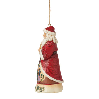 Jim Shore Heartwood Creek: Christmas Song We 3 Kings Santa Hanging Ornament sparkle-castle