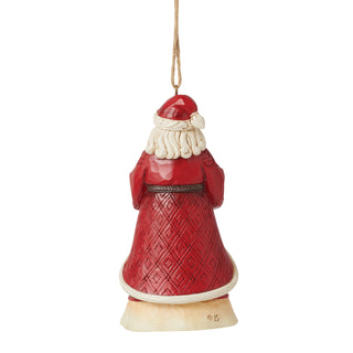 Jim Shore Heartwood Creek: Christmas Song We 3 Kings Santa Hanging Ornament sparkle-castle