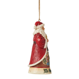 Jim Shore Heartwood Creek: Christmas Song We 3 Kings Santa Hanging Ornament sparkle-castle