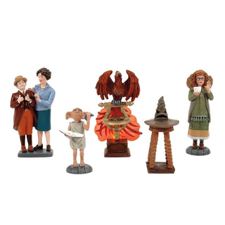 Department 56 Harry Potter Village: Cast Of Characters, Set of 5 sparkle-castle