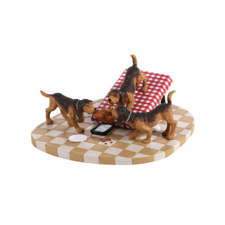 Department 56 A Christmas Story Village Accessory: Turkey For The Hounds sparkle-castle