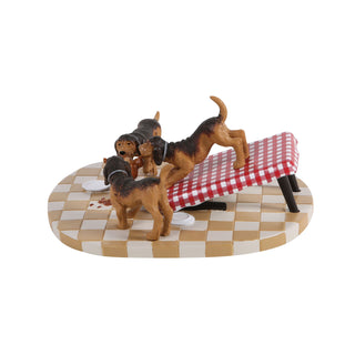 Department 56 A Christmas Story Village Accessory: Turkey For The Hounds sparkle-castle