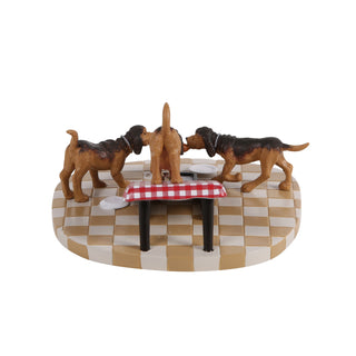 Department 56 A Christmas Story Village Accessory: Turkey For The Hounds sparkle-castle