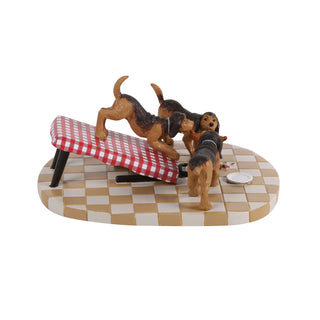 Department 56 A Christmas Story Village Accessory: Turkey For The Hounds sparkle-castle