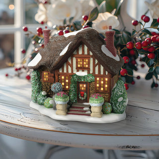 Department 56 Dickens Snow Village: Lord Lilliput's Cottage sparkle-castle