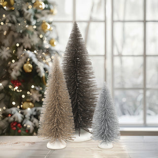Department 56 Cross Product Village Accessory: Night On The Town Trees, Set of 3 sparkle-castle