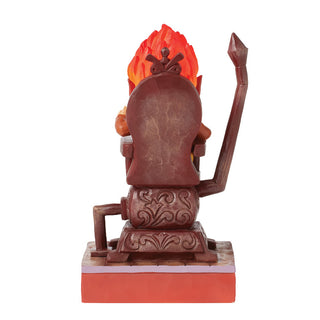 Jim Shore The Year Without A Santa Claus: Heat Miser Sitting On Throne Figurine sparkle-castle